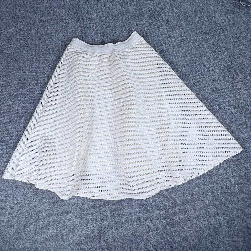 Vintage Y2K French Kiss Skirt Women S Ivory Lace Midi Boho Cottage Fairy Indie